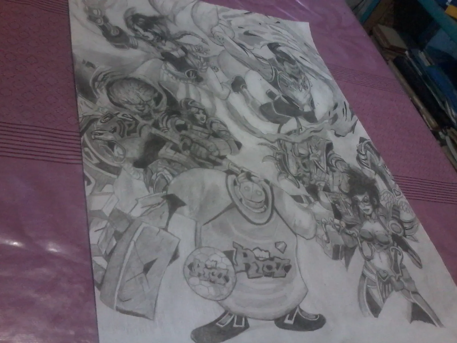 dibujo grande league of legends