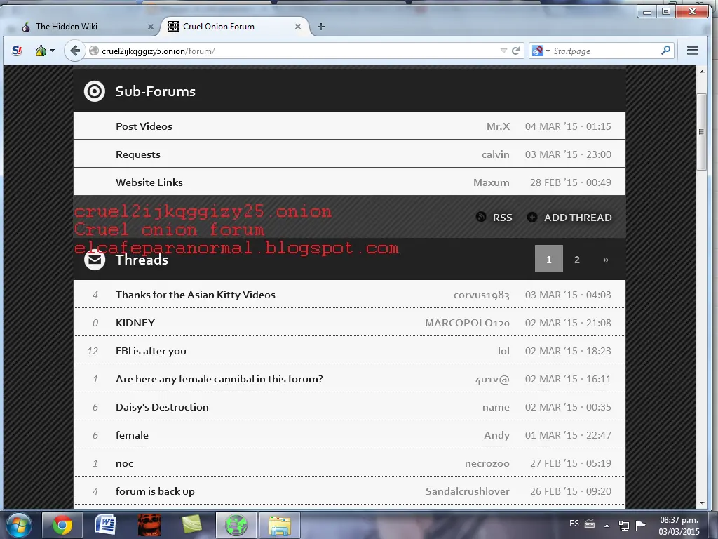 Links Deep Web 2015 actualizados y mitos falsos