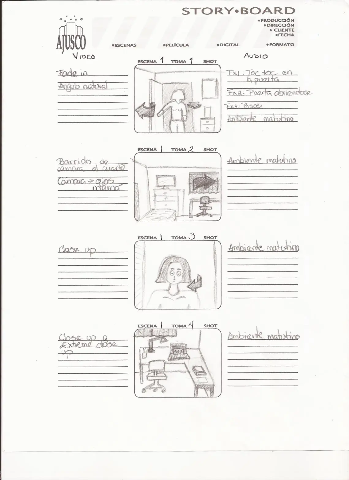 Corto anti bullying en stop motion (proceso)
