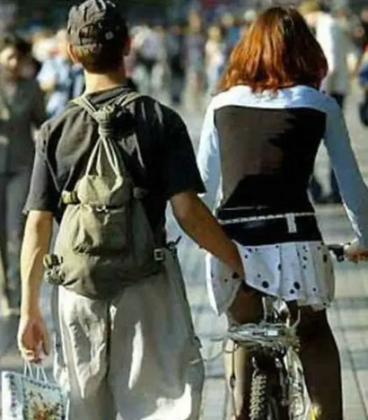 parejas graciosas