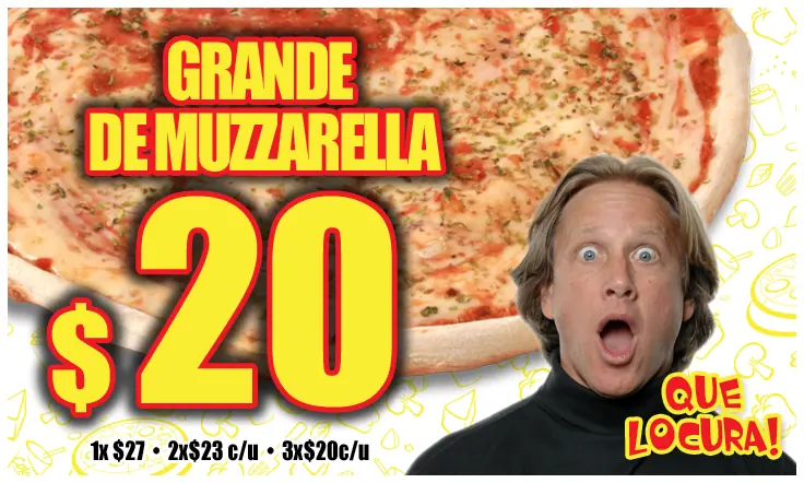 comi pizzas a 20 pesos y vivi para contarlo