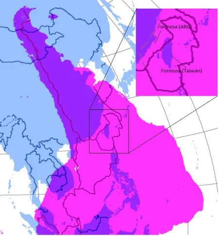 Formosa esta abajo de Formosa