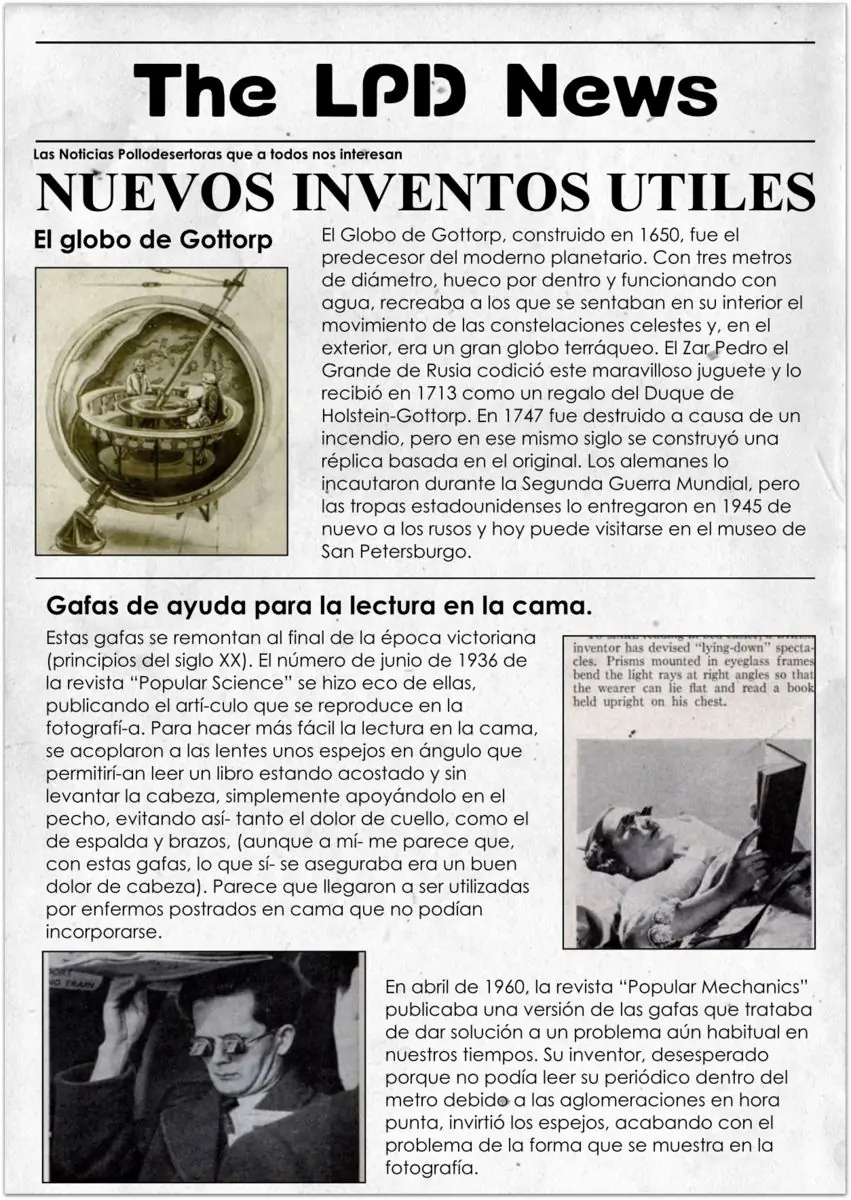 Inventos de la Historia