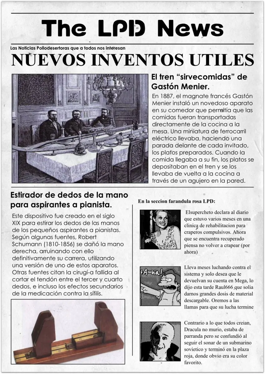 Inventos de la Historia