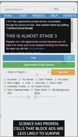 Agar.io, El juego que se esta volviendo viral.
