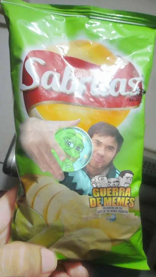 Werevertumorro en papas Sabritas Mexico