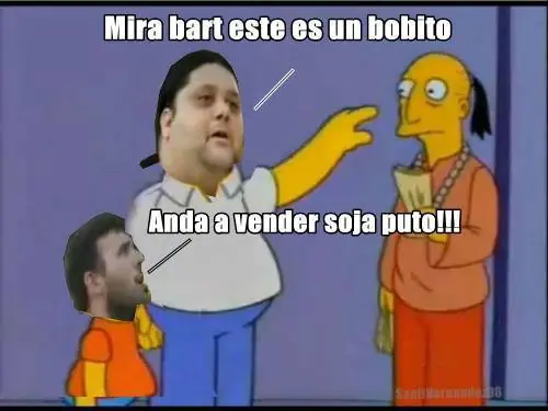Anda a la cancha bobo el post q se merece