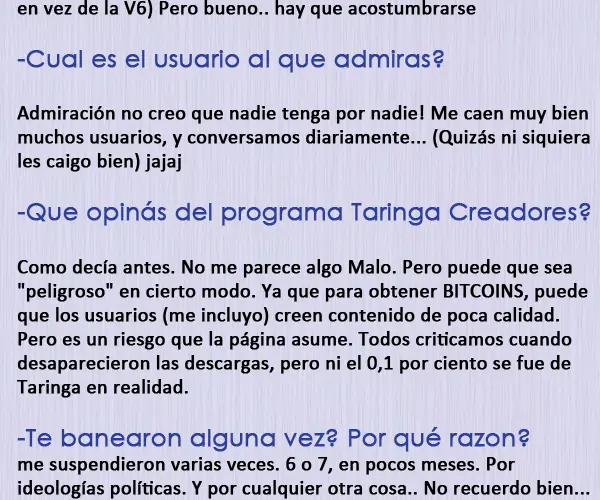 Entrevistas a usuarios de Taringa! - Parte 7 DidierDrogbaa