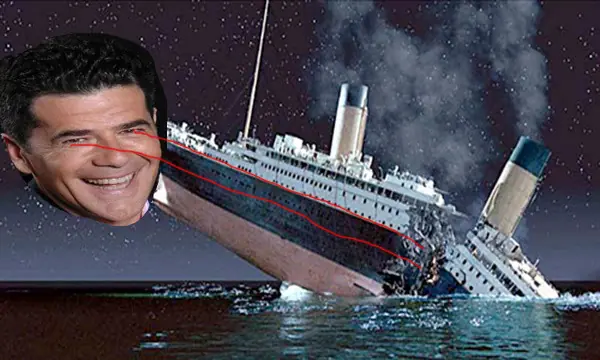 El titanic NO chocó contra un iceberg, mirá!