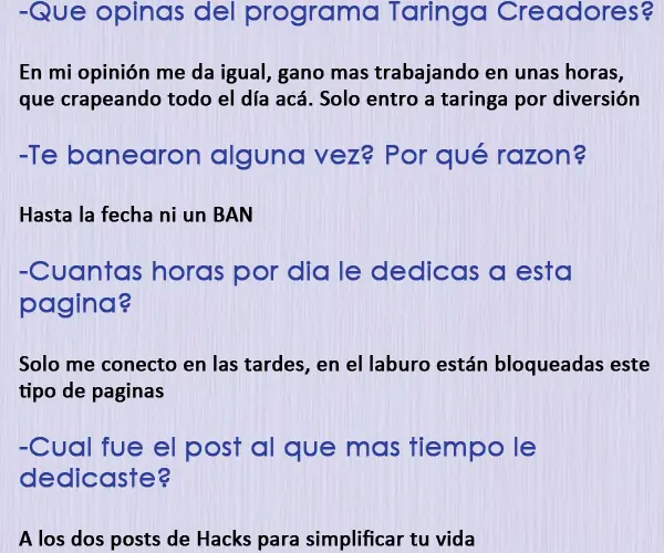 repuestas