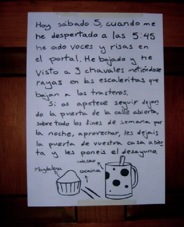 36 Carteles agresivos e ingeniosos entre vecinos