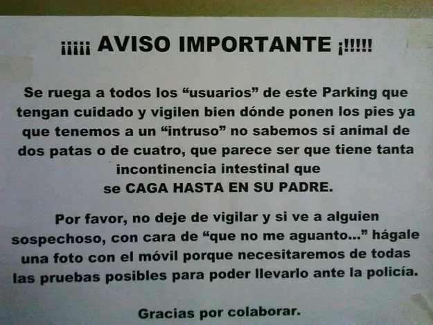 36 Carteles agresivos e ingeniosos entre vecinos