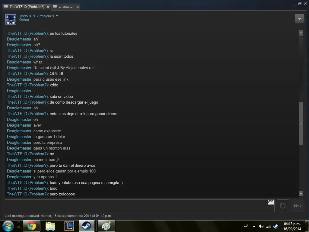 Noob en Steam.Trolleando nufs