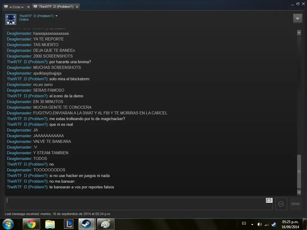 Noob en Steam.Trolleando nufs