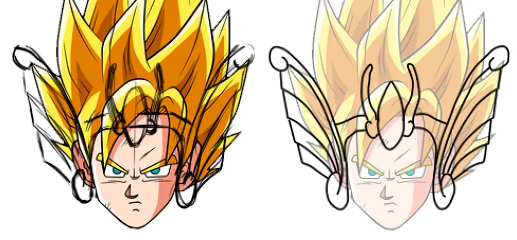 Goku en traje de Pegaso (Primer Intento)