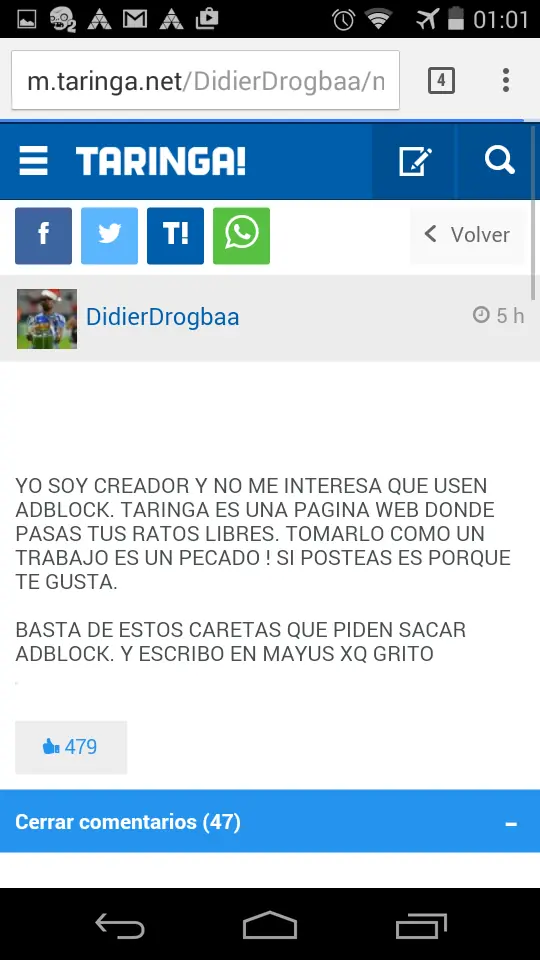 taringa creadores