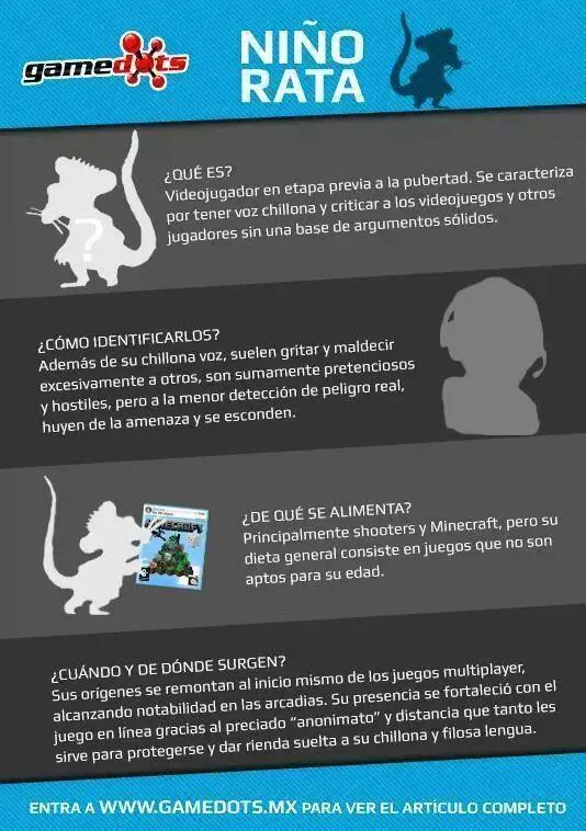 ¿A qué llaman niño rata?