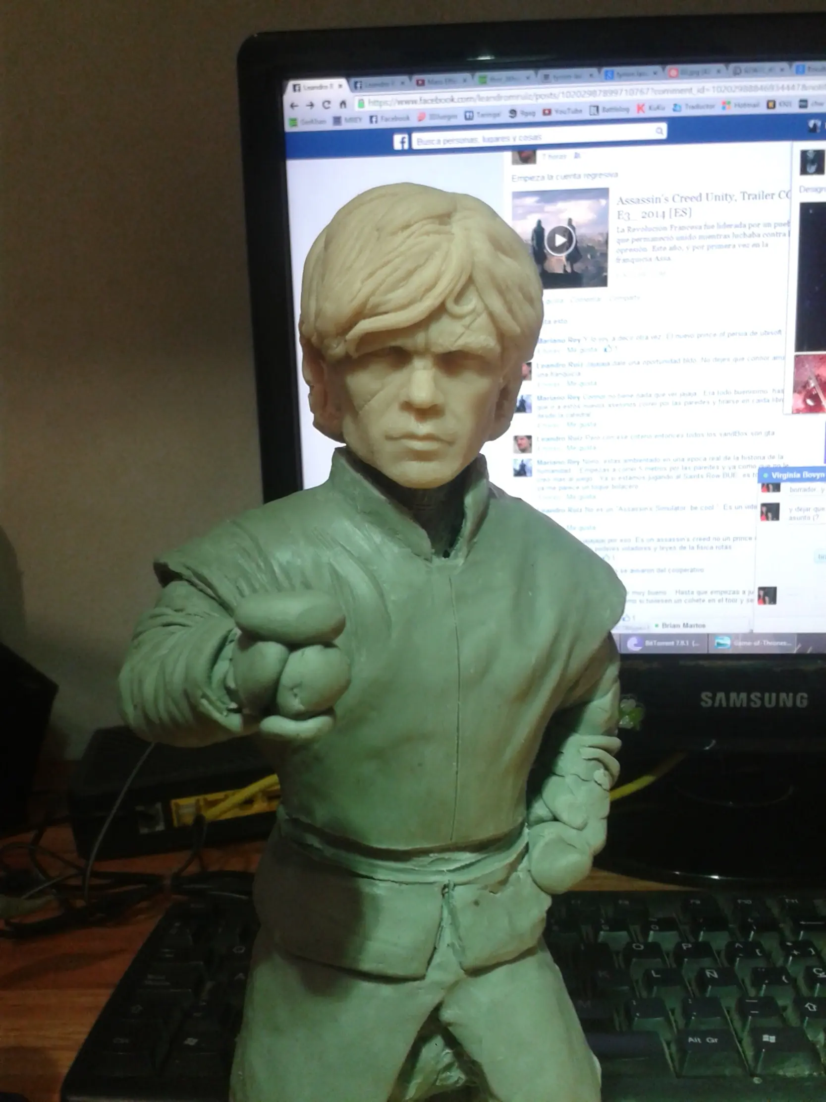 Mi escultura de Tyrion Lannister!