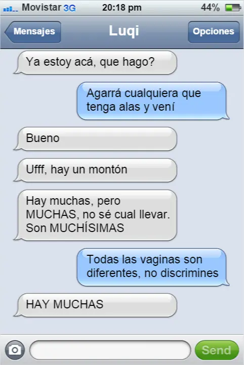 Esto pasa cuando mandas a tu novio a comprar toallitas!