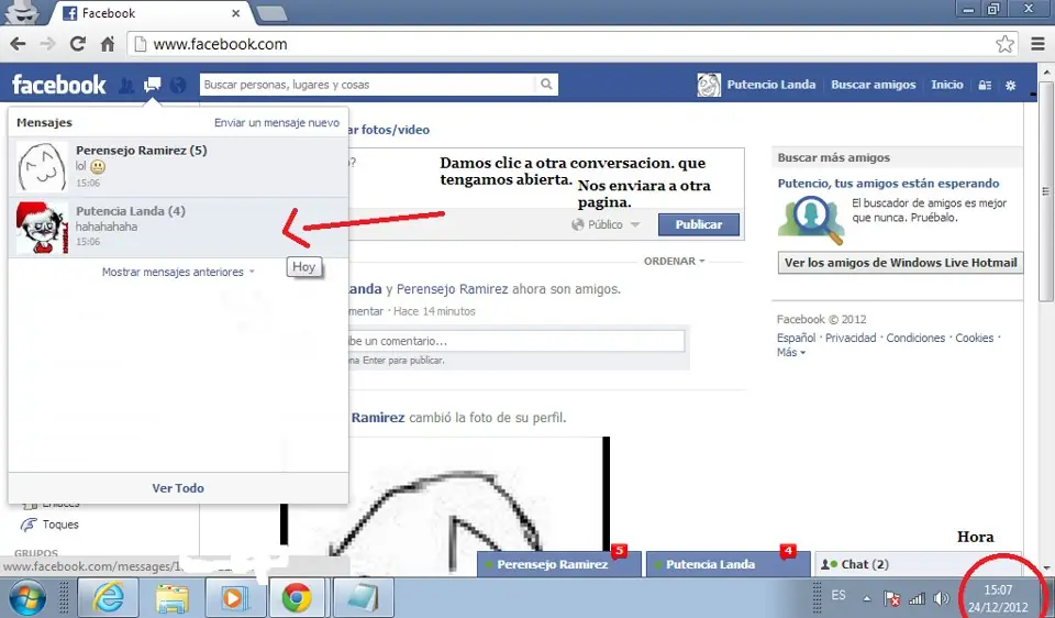 Facebook ver chat sin que aparezca visto #3 metodo