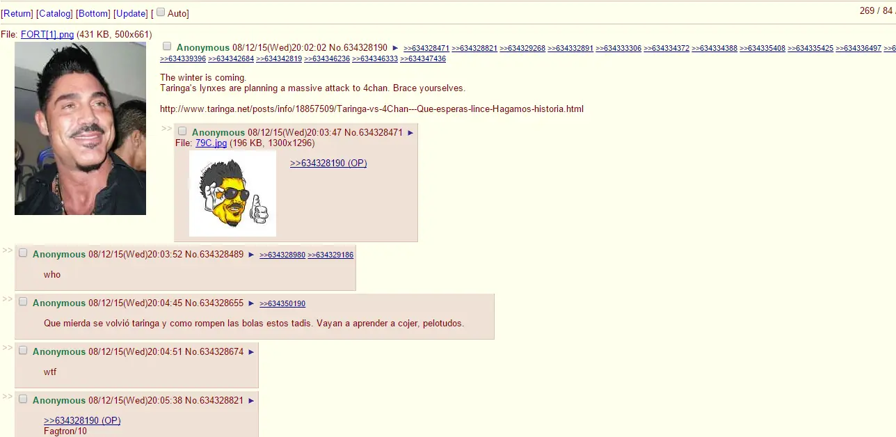 4chan cumple 12 años. Queres un poco de historia? Pasá!