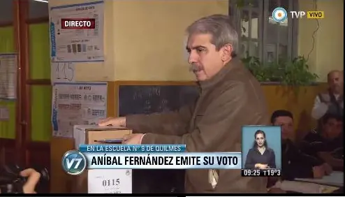 Anibal Fernández robó boletas?