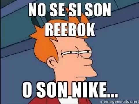 ¿Son Reebok o son Nike?
