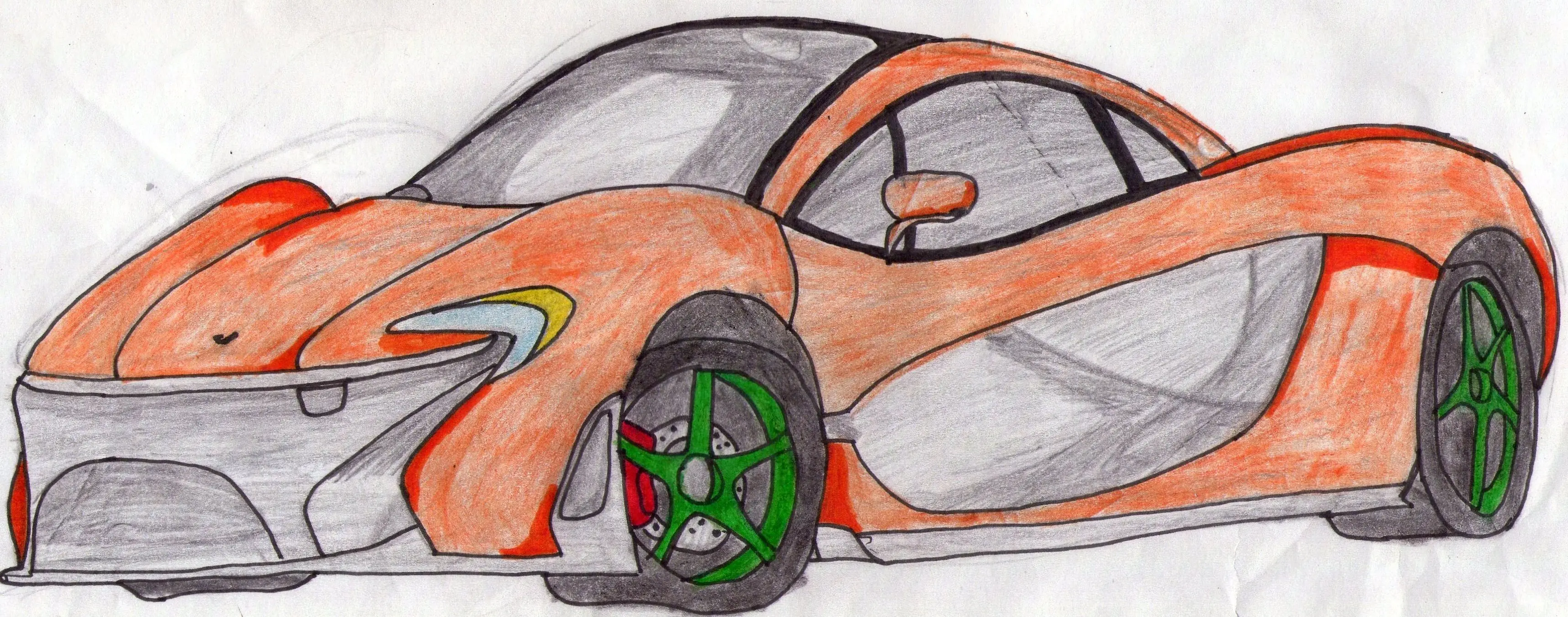 Dibuje un McLaren P1 y te lo muestro!