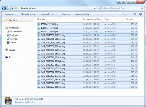 Cómo renombrar archivos masivamente sin usar programas