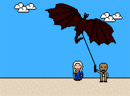 “Game Of Thrones”14 muertes brutales, como Gif 8-Bit