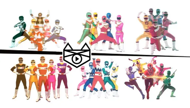 La evolución de los power rangers