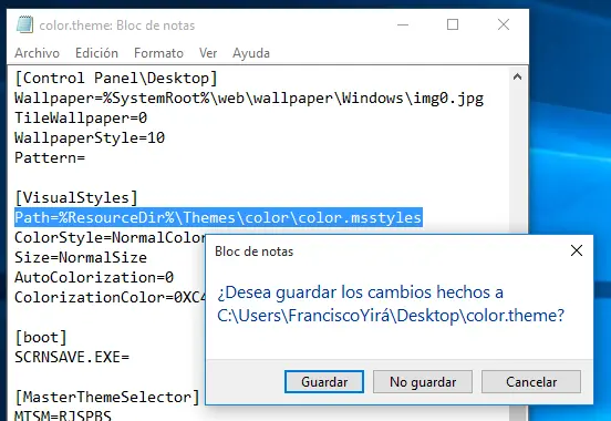 personalizar windows 10