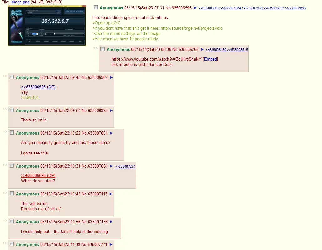 Se viene la represalia de 4chan?