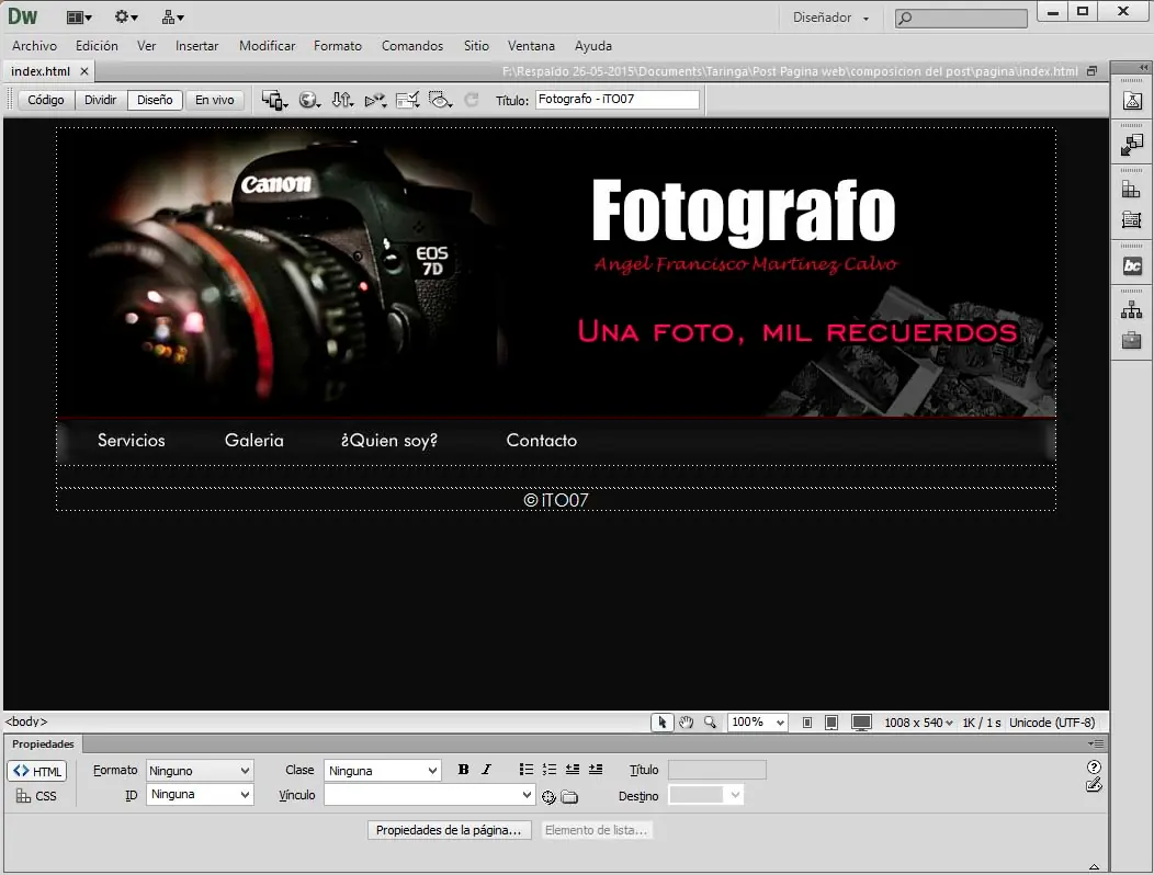 Crear y Publicar pagina web desde cero - Parte 1