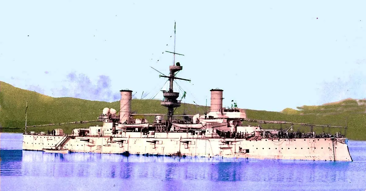 El Crucero-acorazado argentino "San Martin"