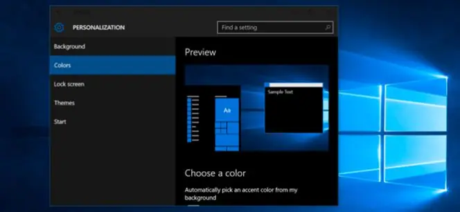 Como habilitar el tema secreto de Windows 10