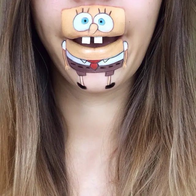 Arte labial de caricaturas Arte labial de caricaturas