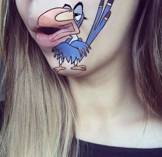 Arte labial de caricaturas Arte labial de caricaturas