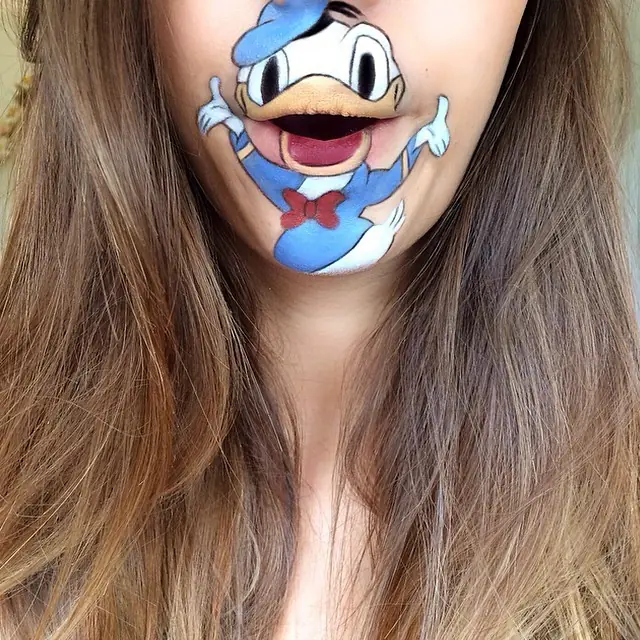 Arte labial de caricaturas Arte labial de caricaturas