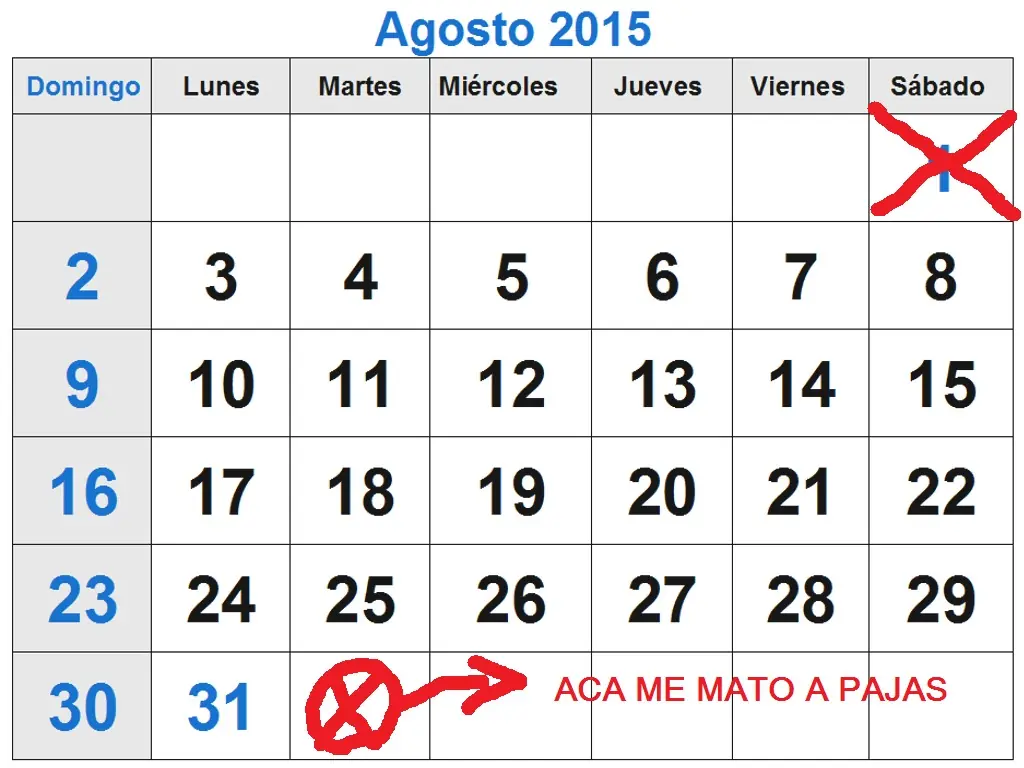 #AgostoSinPajas
