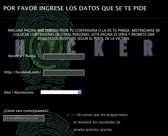 secuestro de click