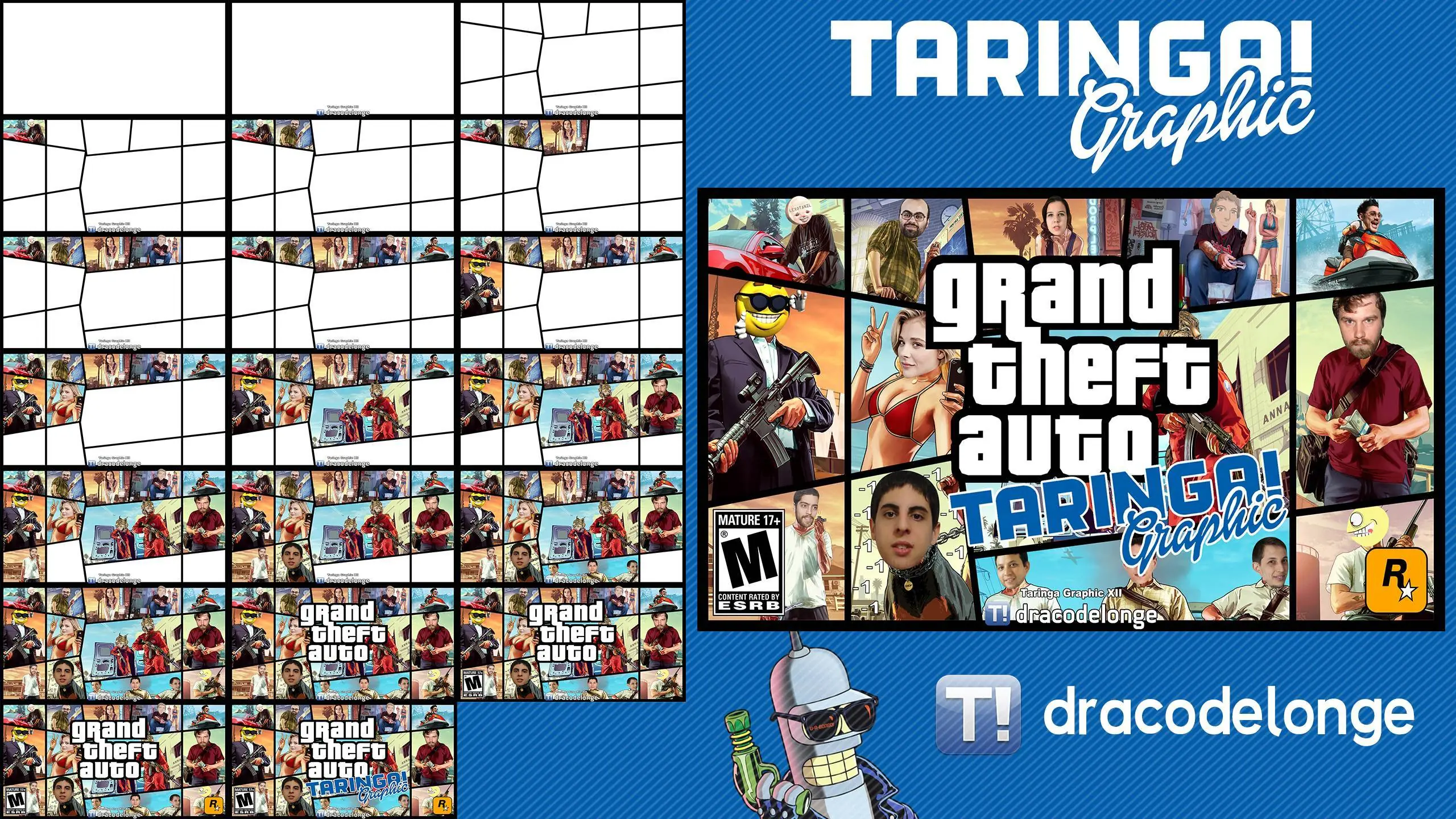 Cree mi propio poster de GTA Taringa y te lo