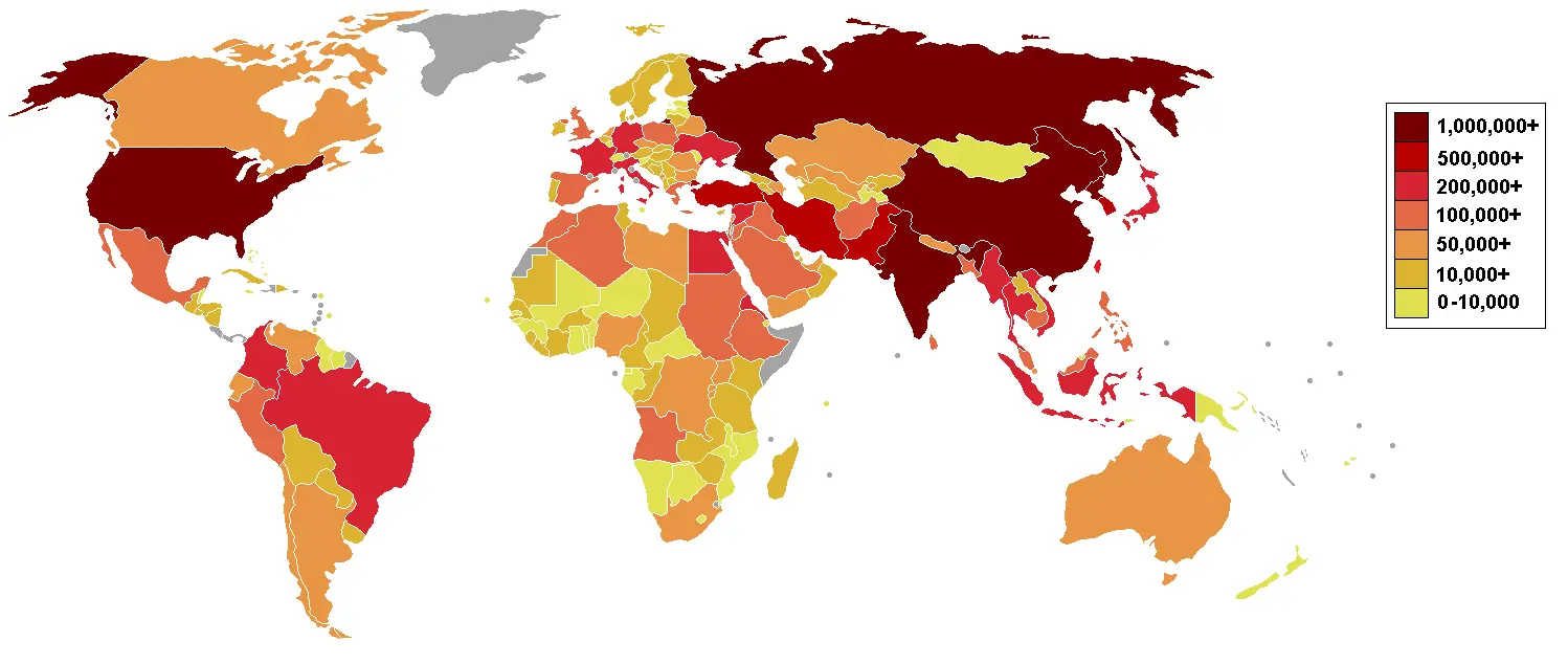 Los 10 Ejércitos Más Poderosos Del Mundo [n° de militares]