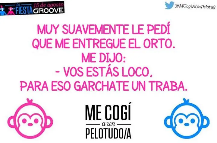 me cogi a una pelotuda
