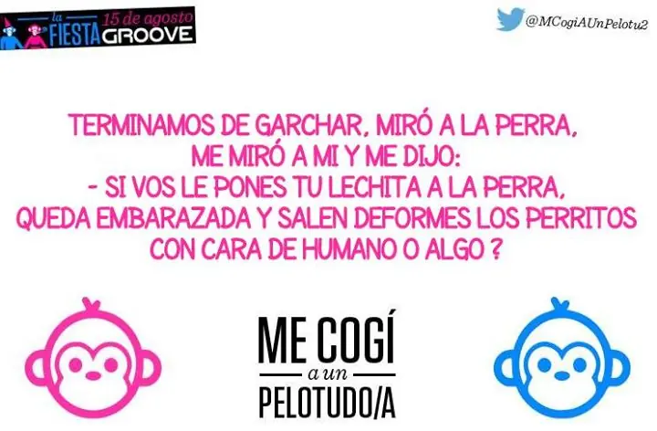 me cogi a una pelotuda