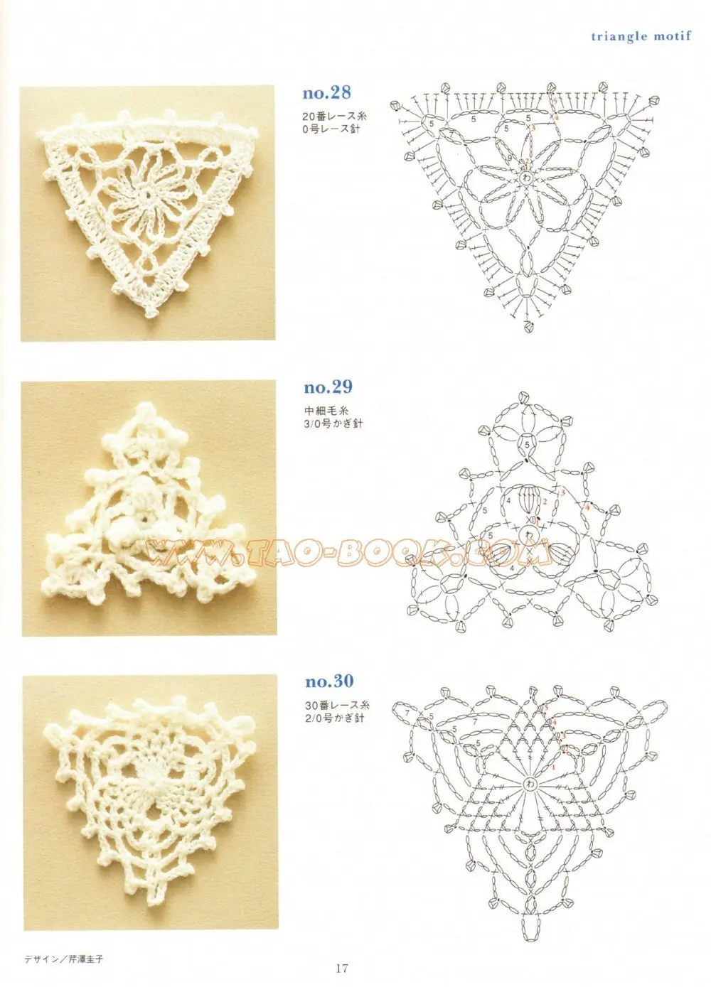 Triangulos de Crochet