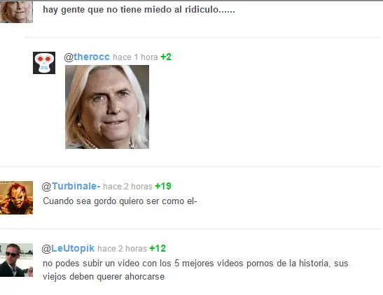 En Taringa están los mejores comentarios y te lo muestro