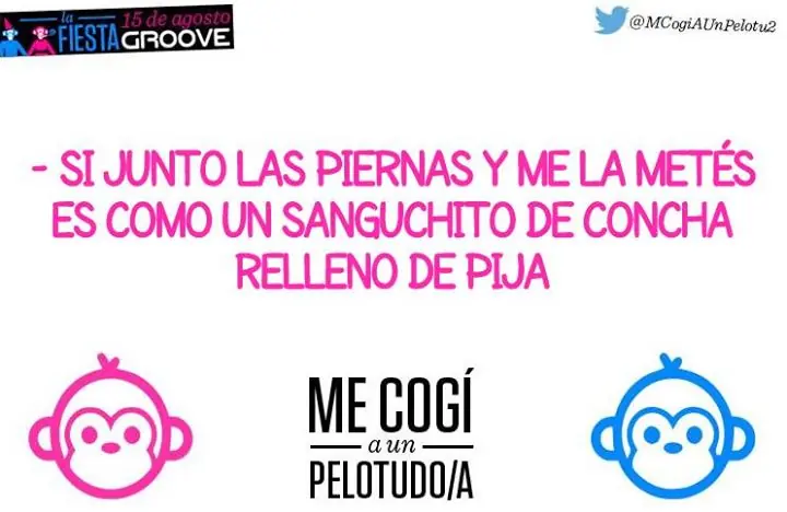 me cogi a una pelotuda