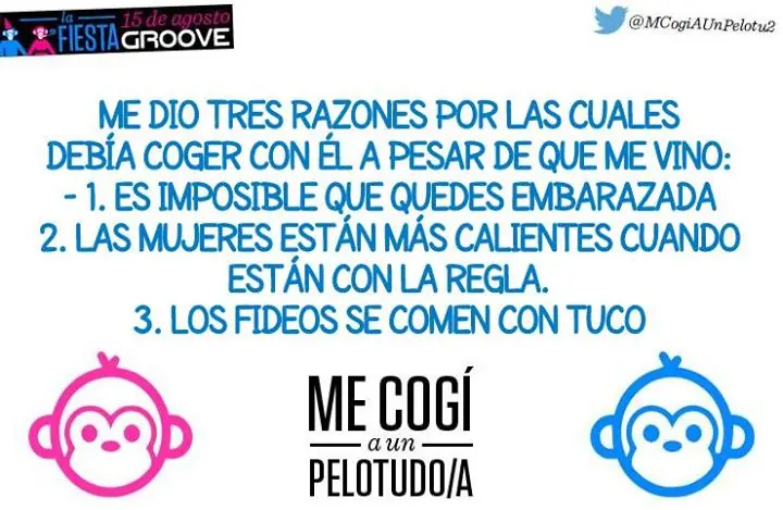 me cogi a una pelotuda