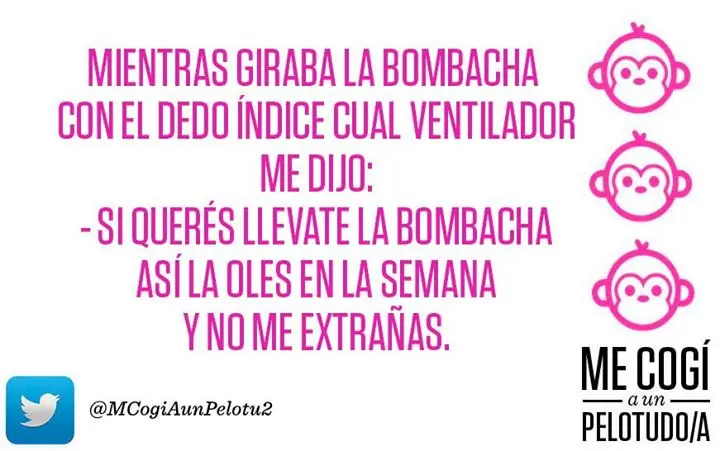 me cogi a una pelotuda